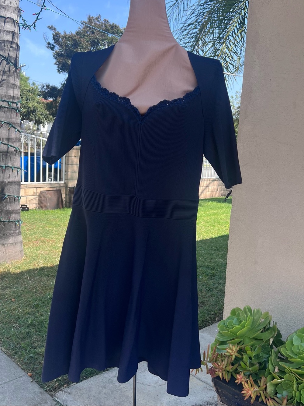 Ted Baker Brand Elegant Fit & Flare Dress